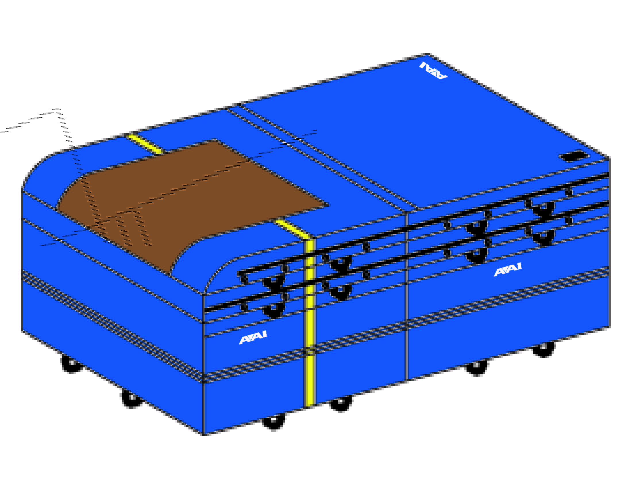 AAI 416-440 Curved Vault Progressive System Drawing