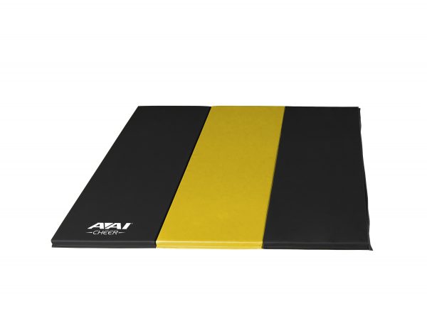 AAI Cheer Black & Yellow Panel Mat