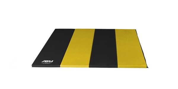 AAI Cheer Black & Yellow Panel Mats - American Athletic, Inc