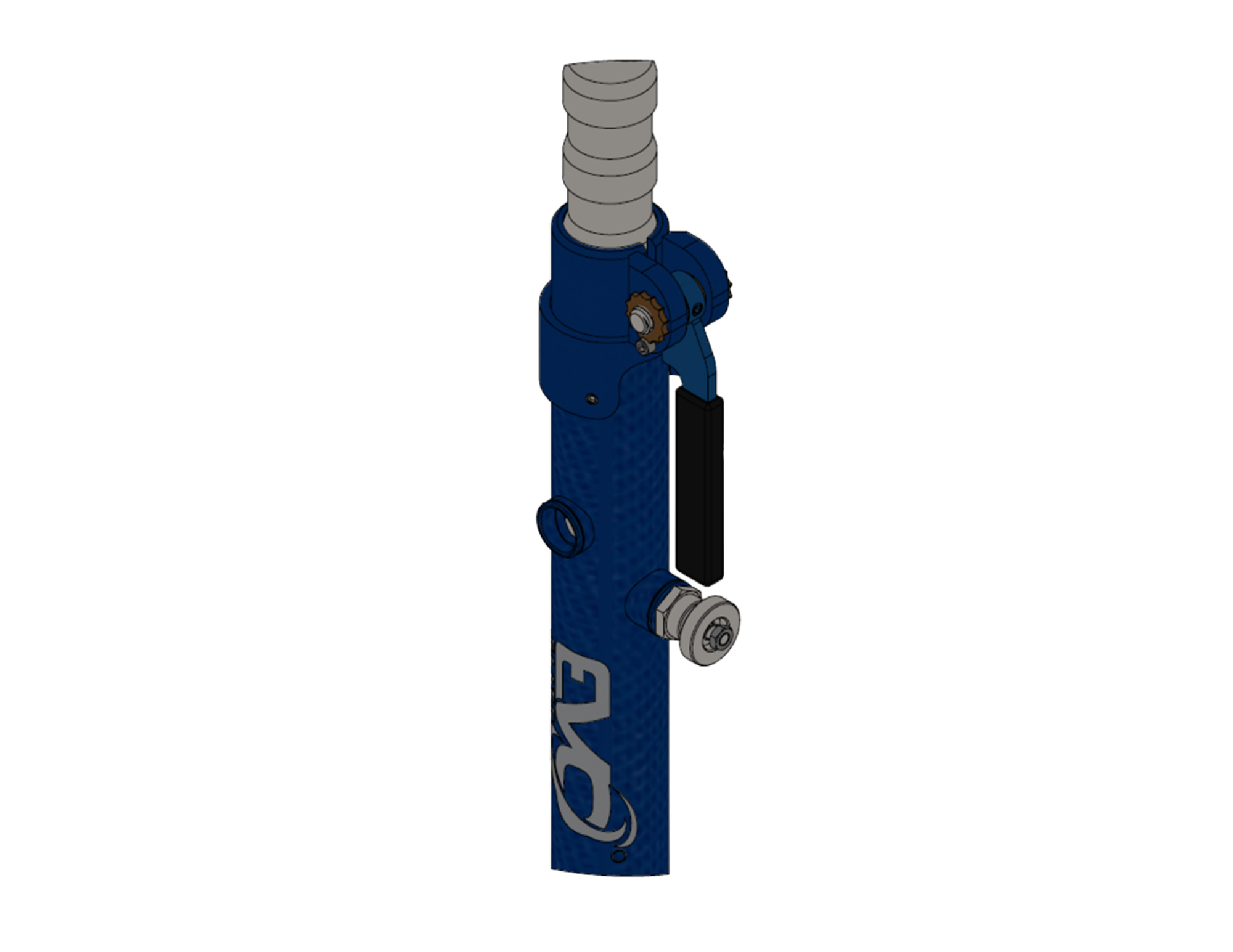 Up close of EVO-Elite Parallel Bars Upright with Lever Locks.